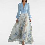 Clara | Stunning Floral Print Maxi Dress