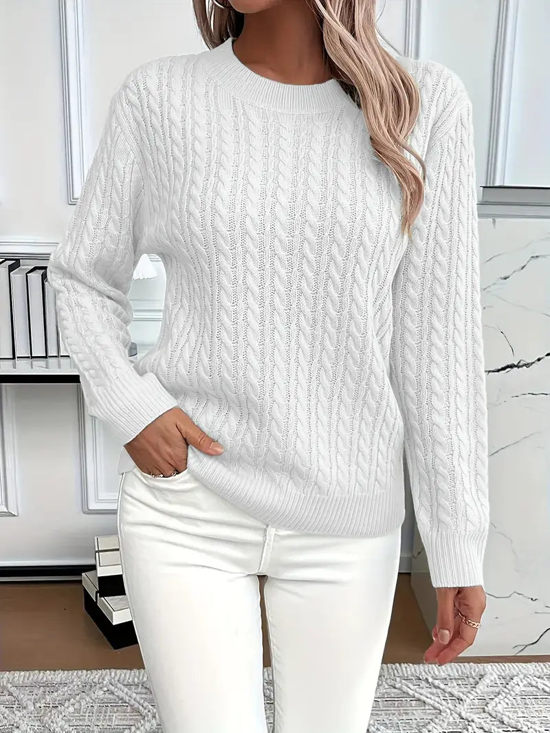 MARIELLE | CABLE SWEATER