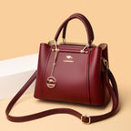 Olivia - Soft Leather Women's Shoulder Bag