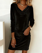 Elanora™ | Elegant Velvet Dress