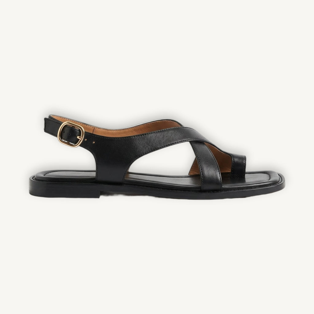 Ivy Cross Sandals black side