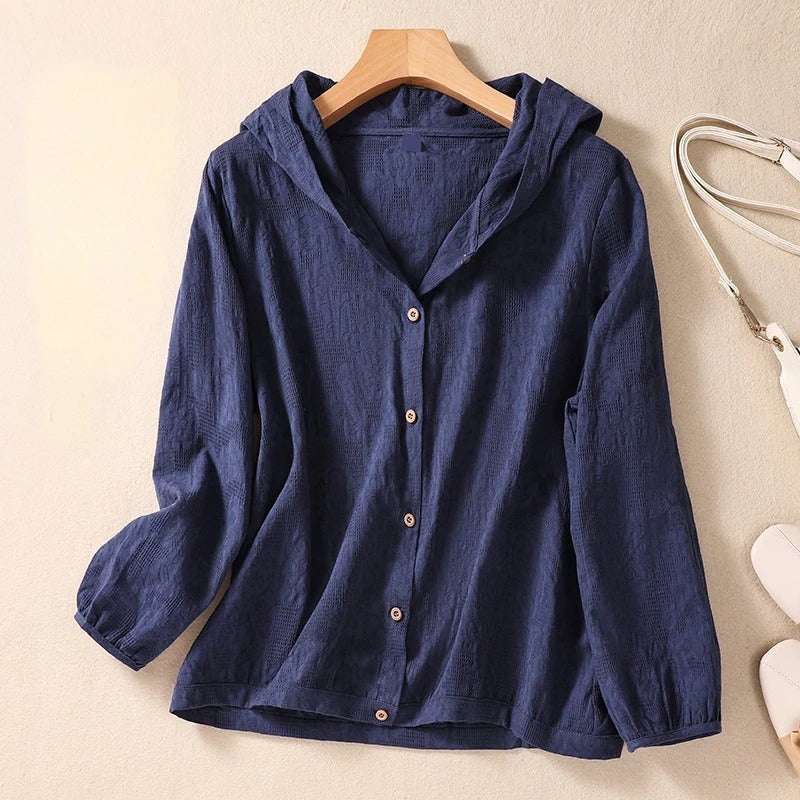 MIRI | LINEN HOODIE