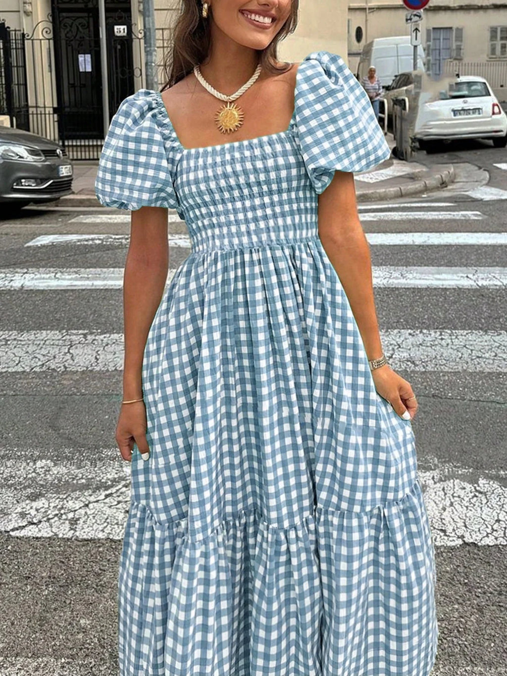 ELEGANT BOHEMIAN SPRING DRESS