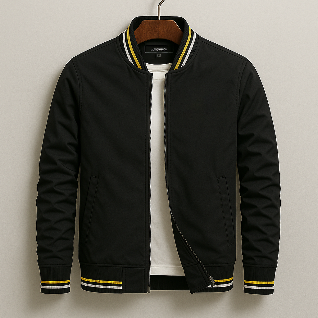 Kevin | Striped bomber jacket for a modern and casual style