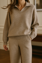 Nerissa | Polo Knit Set