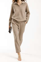 Nerissa | Polo Knit Set