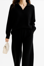 Nerissa | Polo Knit Set