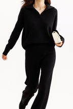 Nerissa | Polo Knit Set