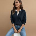 Sophie | Elegant French Collar Blouse