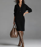 Isaline | Classic Button Dress