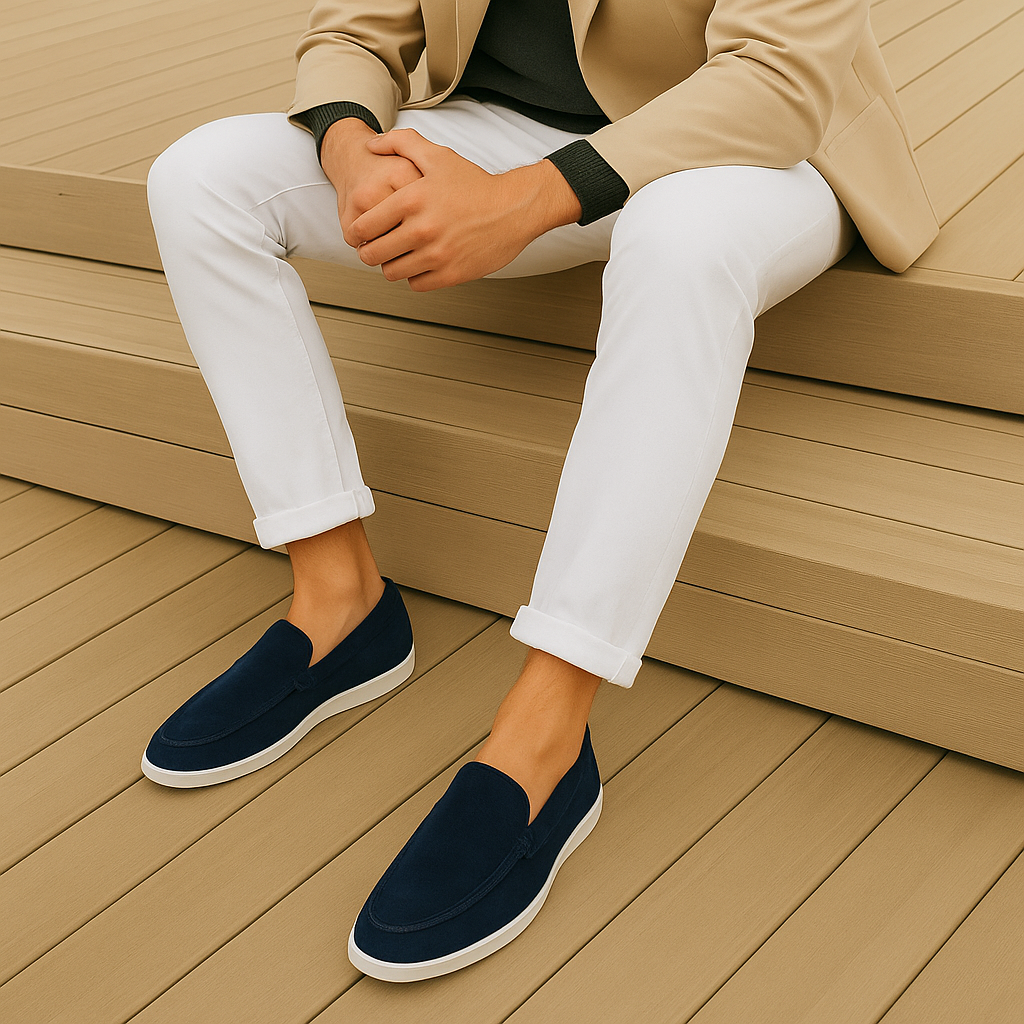 Modern Suede Loafers