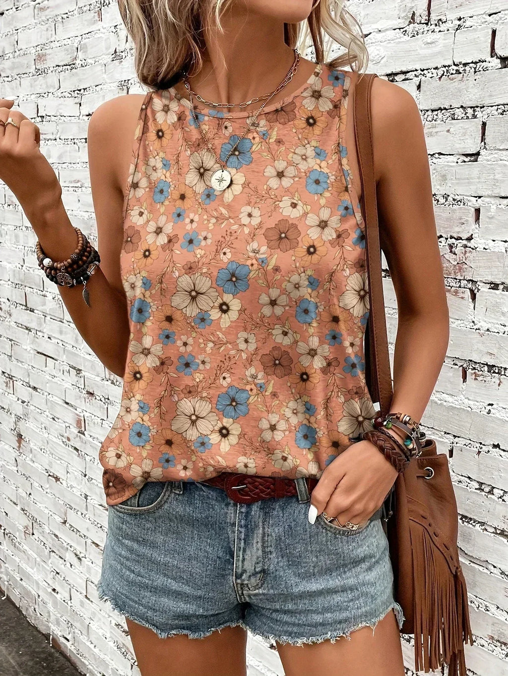 REYA | COMFORTABLE FLORAL SUMMER TOP