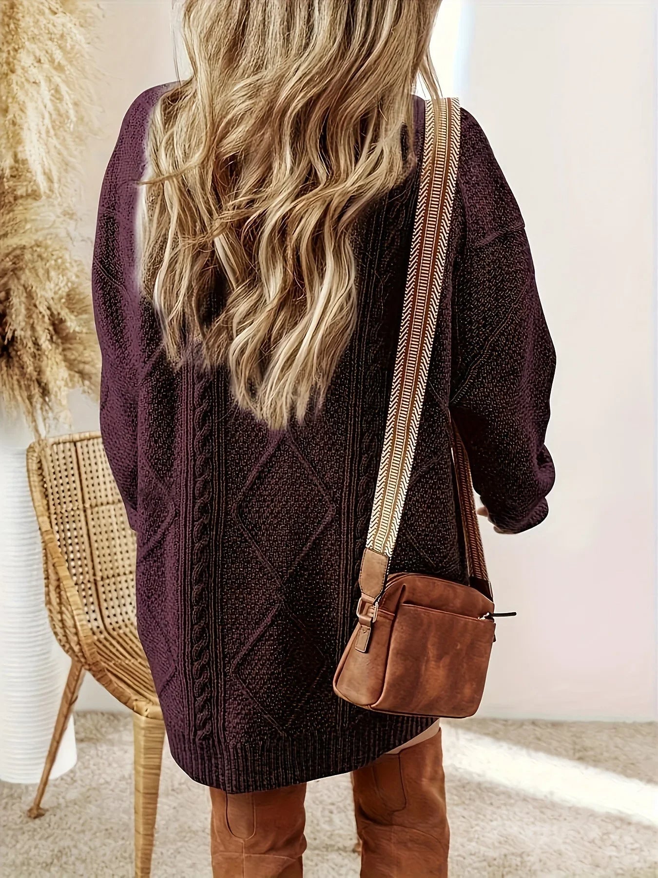 Juno | Cable Knit Sweater Dress