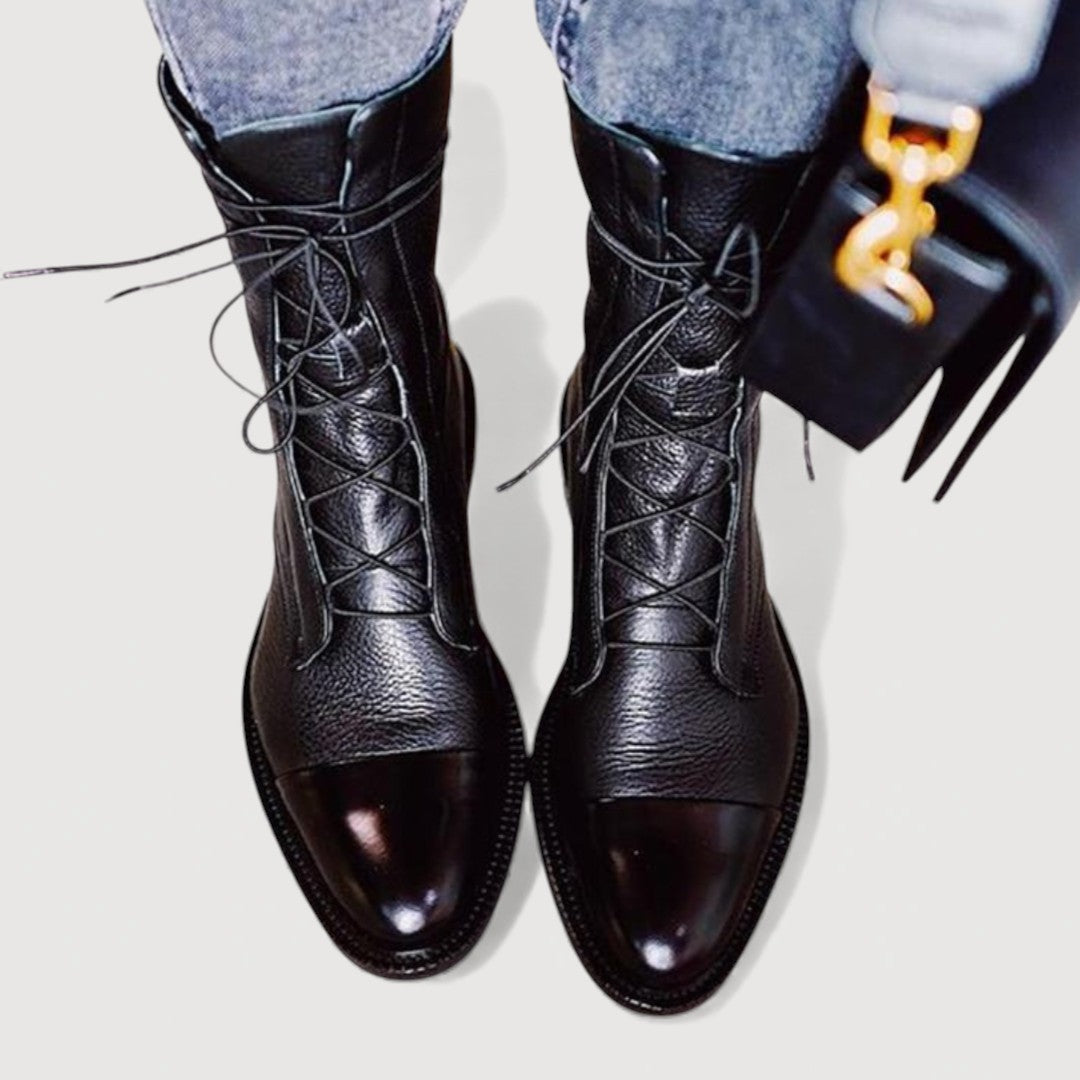 Elena | Lace-up Ankle Boots
