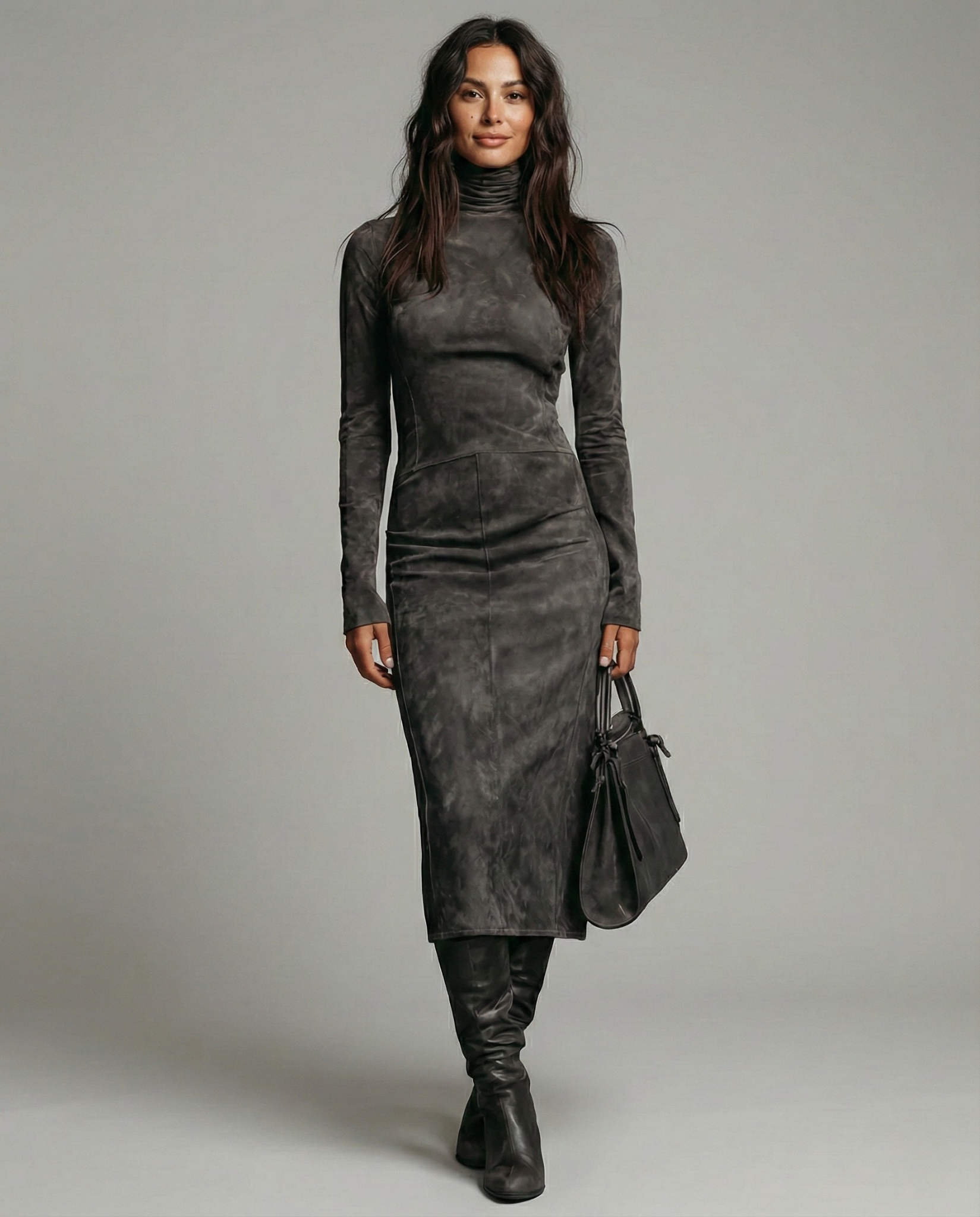 Onelia | Elegant Terracotta Dress.