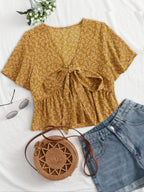 Althea | Casual Summer V-Neck Flowy Top