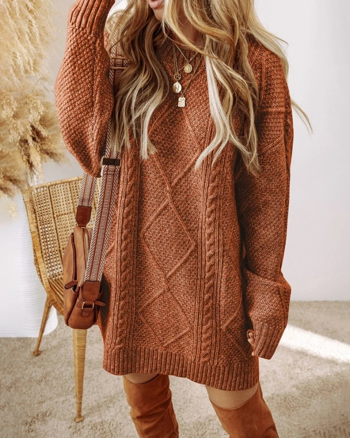 Juno | Cable Knit Sweater Dress