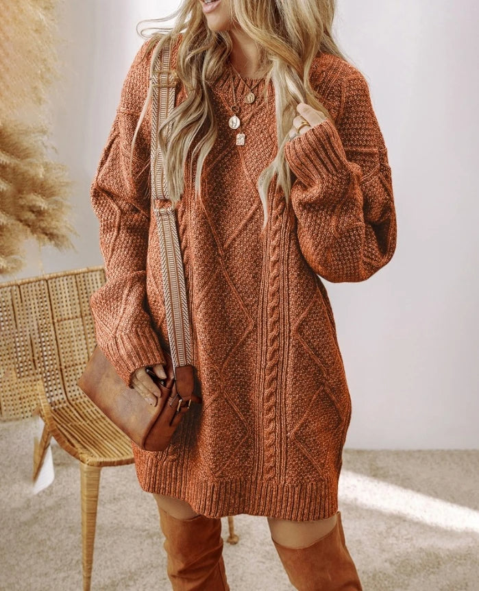 Juno | Cable Knit Sweater Dress
