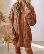 Juno | Cable Knit Sweater Dress