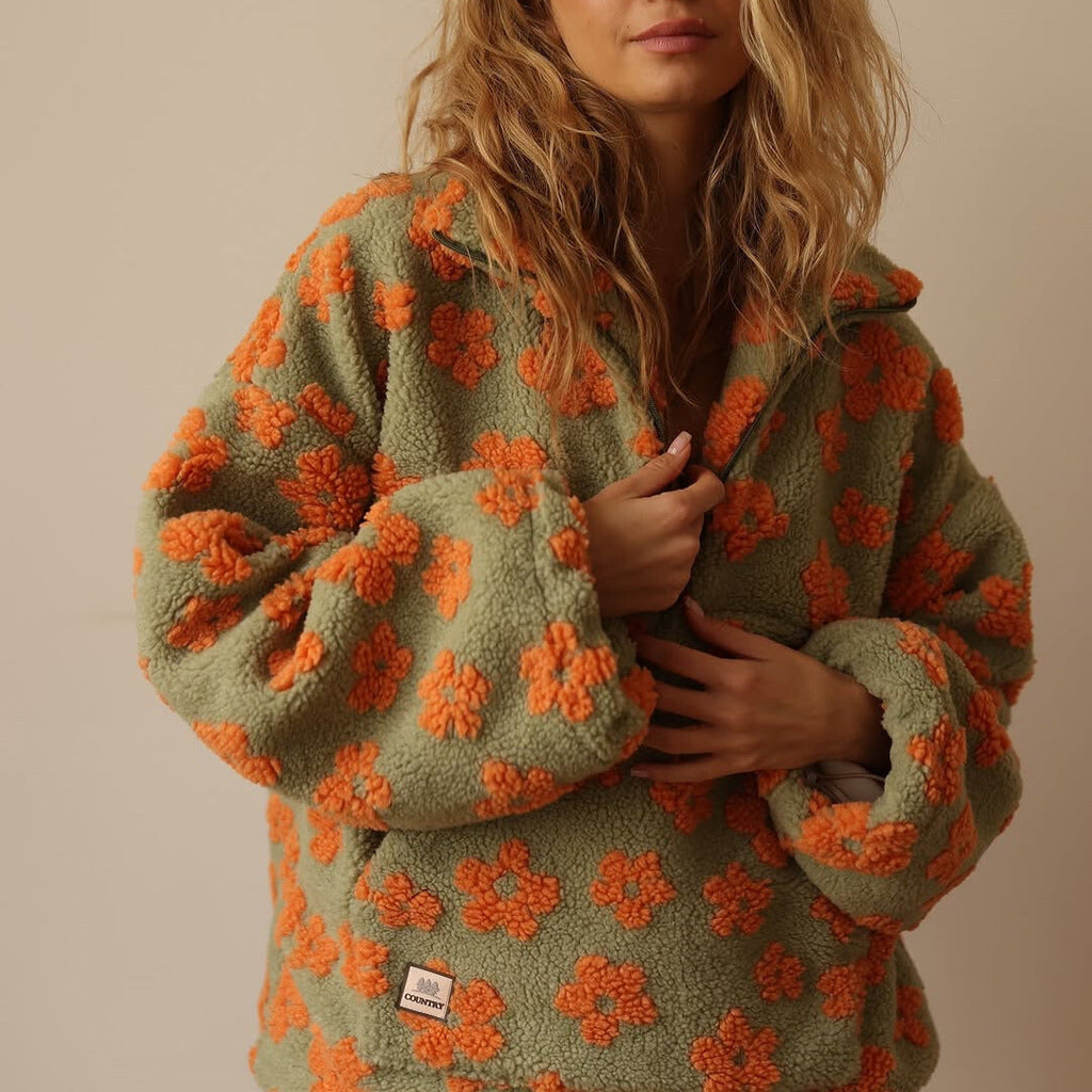 Camellia | Sweater with Floral Print