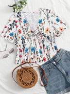 Althea | Casual Summer V-Neck Flowy Top