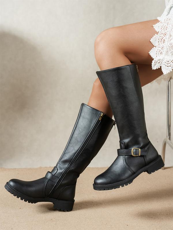 Adalyn knee-high boots black