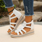 Women’s Adelaide sandals in tan with modern straps and a lightweight sole. 3