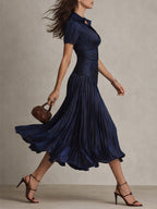 Adriana Satin Midi Dress 2