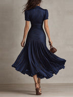 Adriana Satin Midi Dress 3
