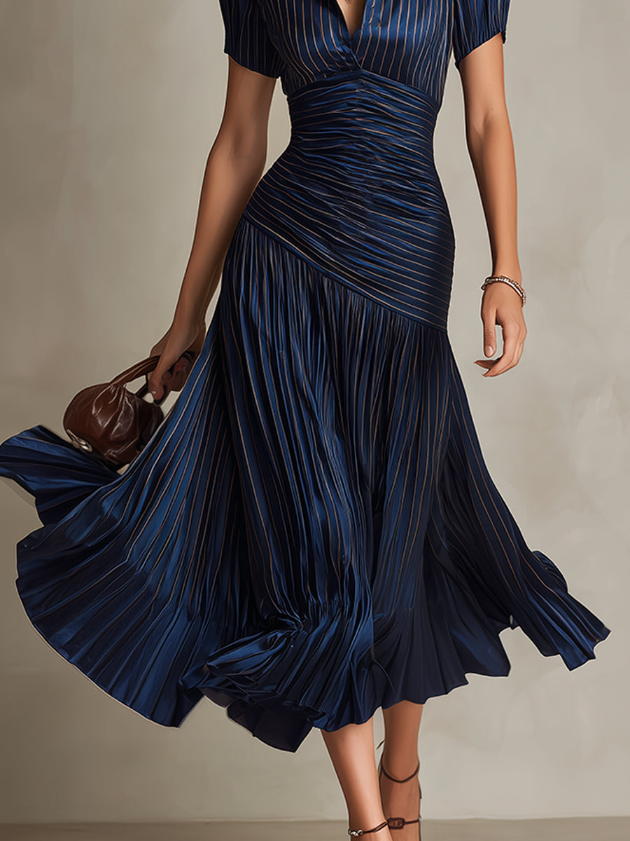 Adriana Satin Midi Dress 4