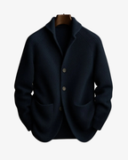 Andrew ribbed knit cardigan navy
