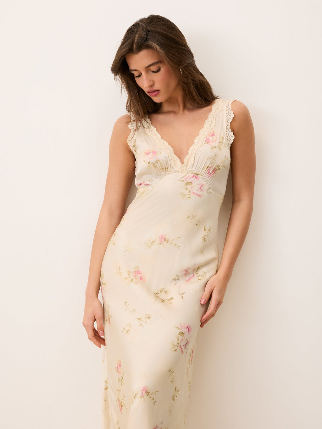 Anouk MINETTE Dress Floral Lace V-Neck Sleeveless Summer Wedding Guest 0