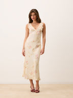 Anouk MINETTE Dress Floral Lace V-Neck Sleeveless Summer Wedding Guest 7
