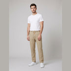 Lightweight aqua linen trousers in a relaxed fit, featuring a straight-leg style for comfortable wear. 0