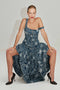 BLUE FLORAL WASH