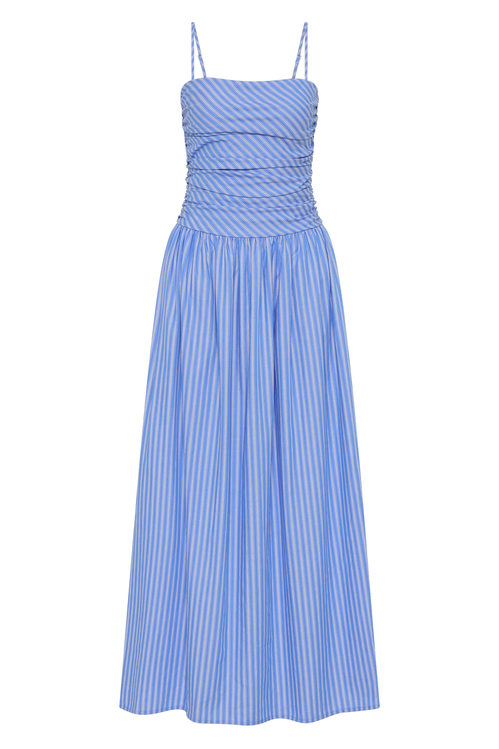 Bastien Portlligat Maxi Dress Joao Stripe Azulejo Blue 5