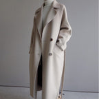 Evely | Elegant Wool-Like Trench Coat for Women