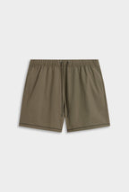 Callum Zig Zag Ripstop Swim Short Olive - Relaxed Fit, Quick-Drying Polyester 6