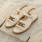 Catania | Leather Chain Sandal