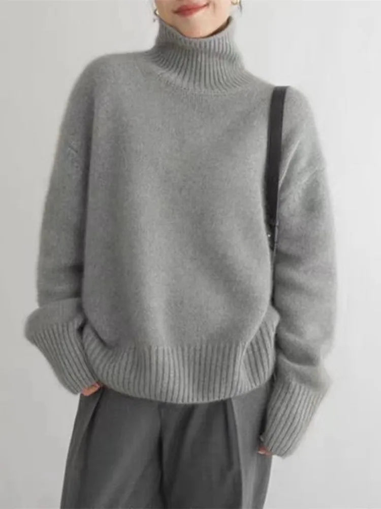 Marceline – Cashmere High-Neck Sweater