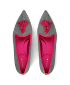 Cressida The Starfinch 15 Tassel Loafer Two Tone Plaid Pointed Toe 1