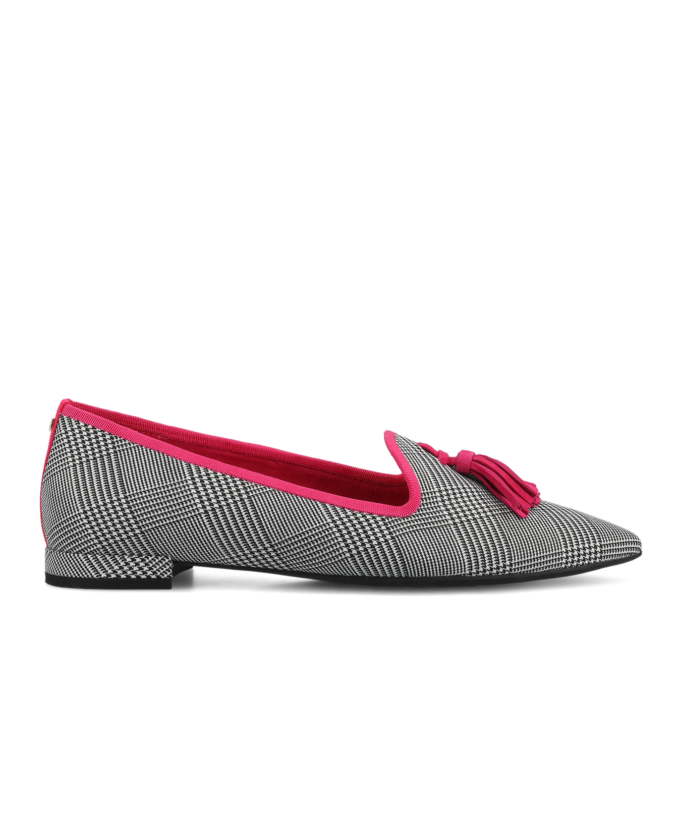 Cressida The Starfinch 15 Tassel Loafer Two Tone Plaid Pointed Toe 2
