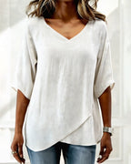 Donna V-Neck Blouse 7