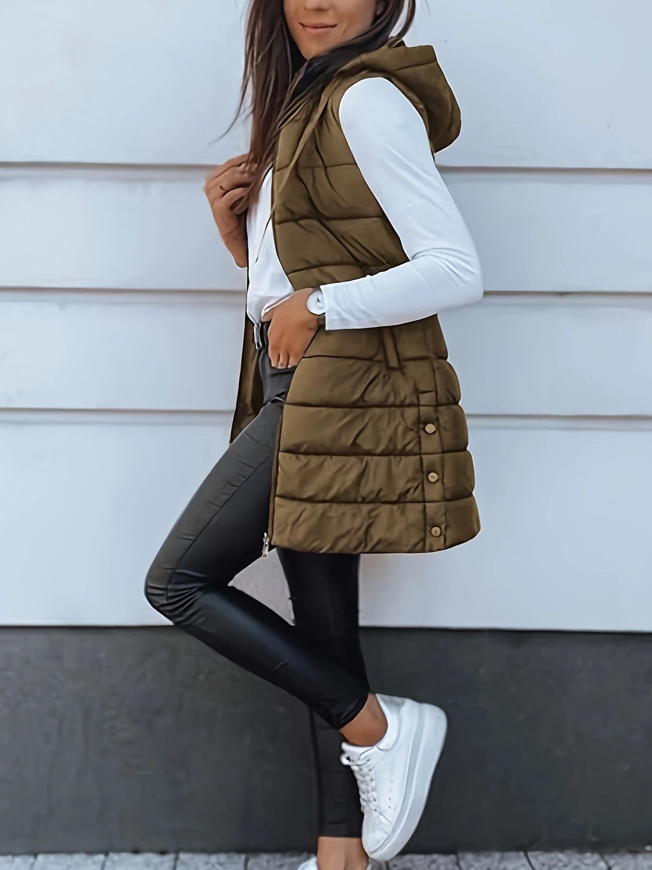 Zella | Casual Sleeveless Long Vest