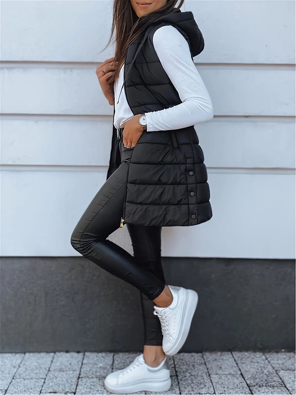 Zella | Casual Sleeveless Long Vest