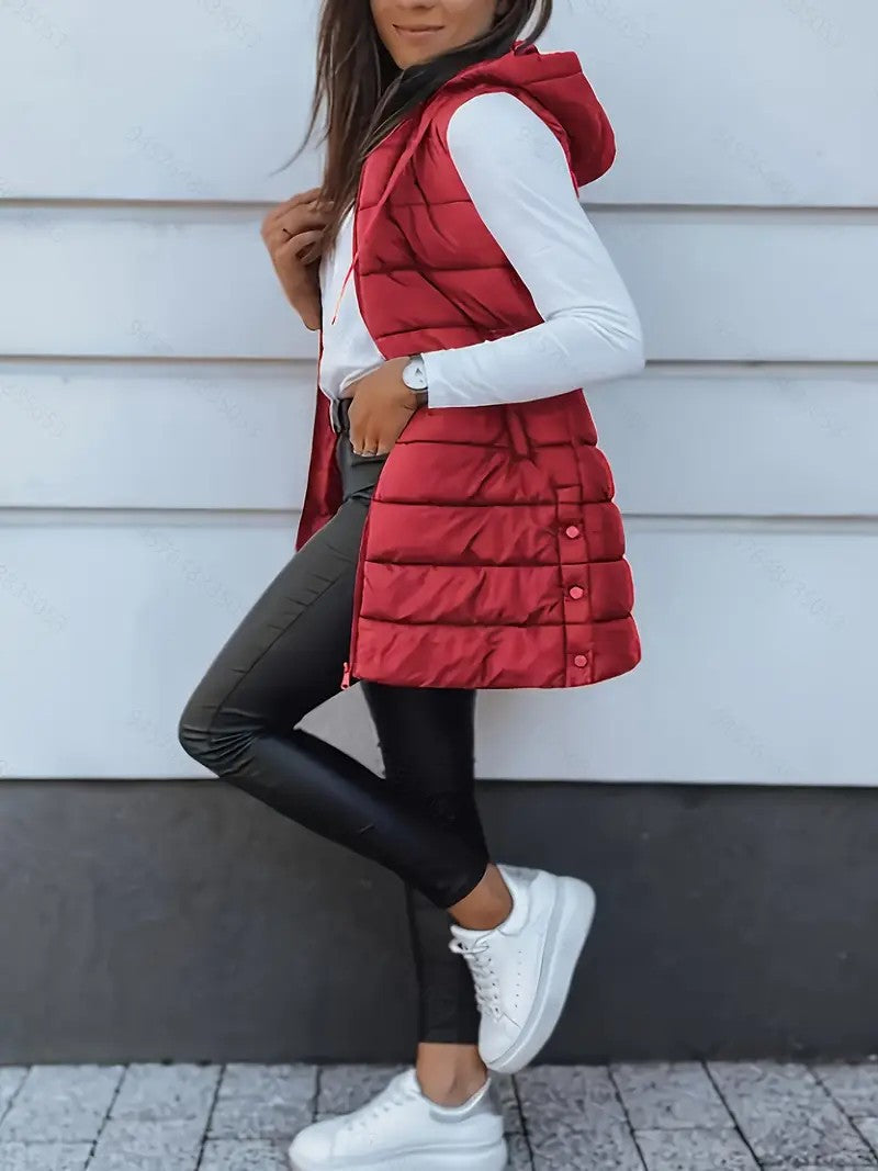 Zella | Casual Sleeveless Long Vest