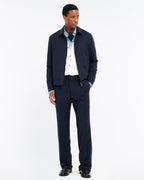 Dorian Relaxed Fit Mens Chinos Blue Stretch Wool Canvas 0