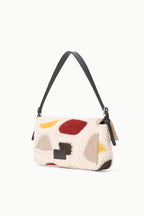 Eamon HARLOW BAG Suede Patchwork with Moon Buckle 2