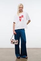 Eamon HARLOW BAG Suede Patchwork with Moon Buckle 3