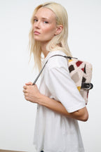 Eamon HARLOW BAG Suede Patchwork with Moon Buckle 5